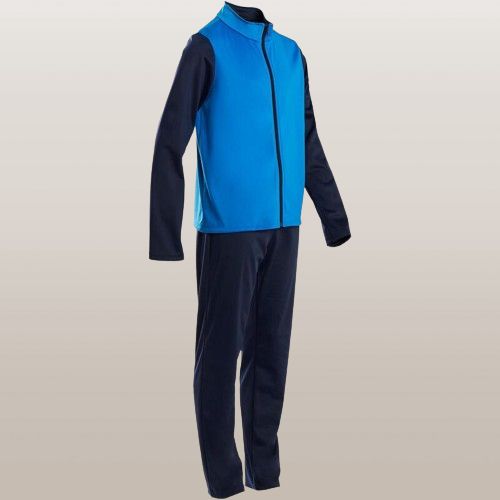 product_image_name-Decathlon-Survêtement enfant synthétique respirant - Gym'y bleu-1
