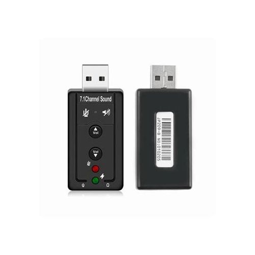 Carte Son Externe Usb Interface 3.5 MM Jack Audio Microphone