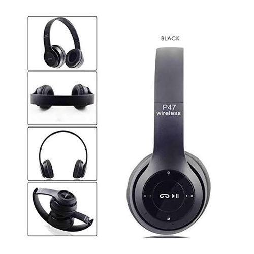 Casque Sans Fil Flexible & Pliable - Bluetooth - Carte Mémoire - Radio -  Noir - Prix en Algérie