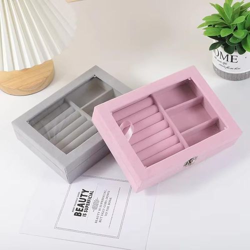 product_image_name-Générique-علبة مجوهرات أنيقة بغطاء شفاف.-2