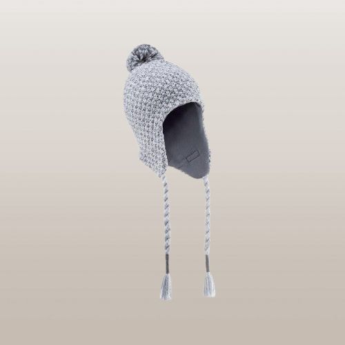 product_image_name-Decathlon-BONNET DE SKI PÉRUVIEN ENFANT - TIMELESS - GRIS CLAIR-2