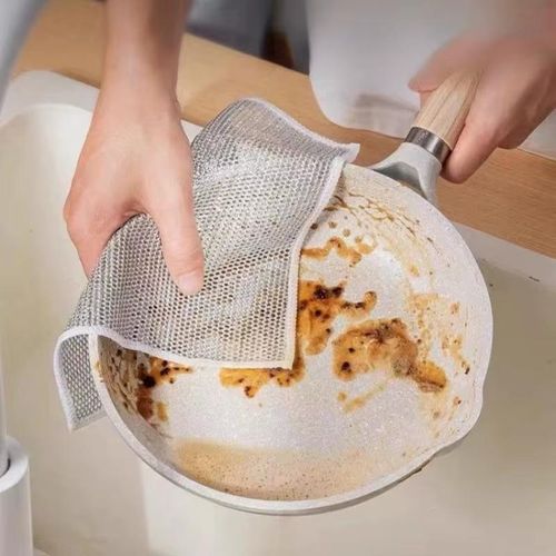 product_image_name-Générique-قطعة قماش تنظيف متعددة الاستخدامات مزدوجة الوجه بسلك حديدي معدني-1