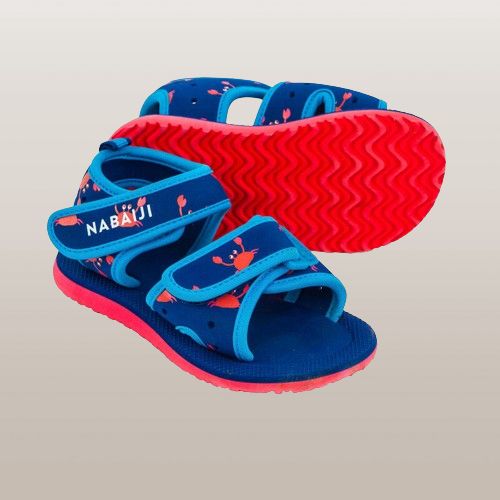 Chaussure Sandale Natation Bébé enfant bleu - Decathlon