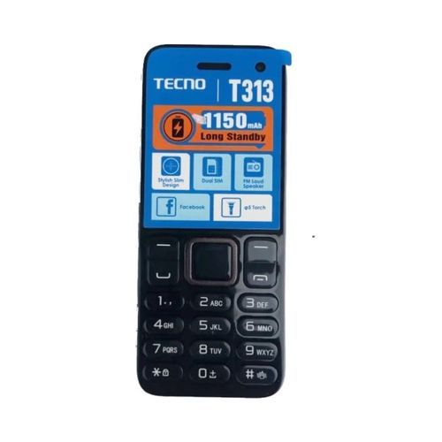 Téléphone Portable T313 – Dual Sim, Appareil Photo, Radio FM - Prix en  Algérie