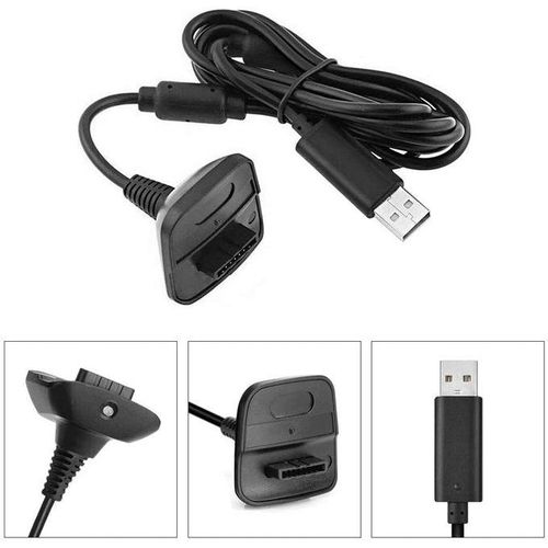 product_image_name-Générique-Kit Batterie 4800 mAh avec Cable USB Chargeur Pour Manette sans fils Xbox 360-2