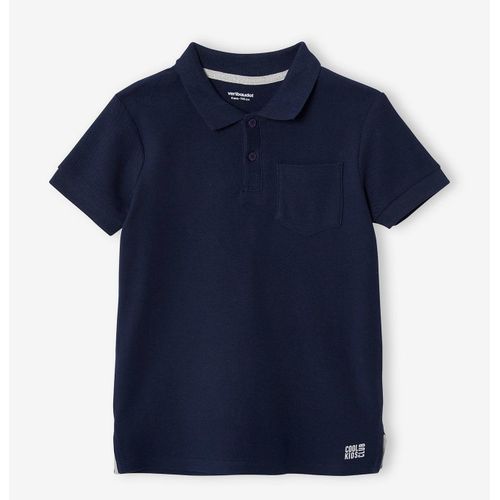 product_image_name-Vertbaudet-حزمة من 2 قميص بولوز للأولاد بنسيج بيكيه - 1 أزرق لائحة + 1 مخطط-6