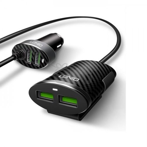 Chargeur Auto C502 - 5.1A - 4 Port Usb - Noir - Prix en Algérie