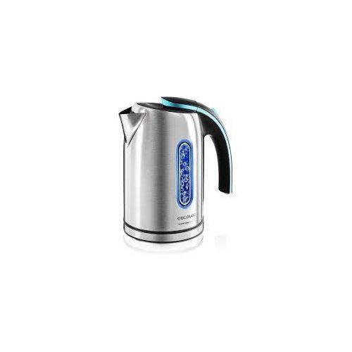 Cecotec Bouilloire Électrique ThermoSense 290 Steel. 1.7 L, Sans BPA, Acier  Inoxydable, Base 360º, Filtre Anticalcaire , Triple Système de Sécurité 