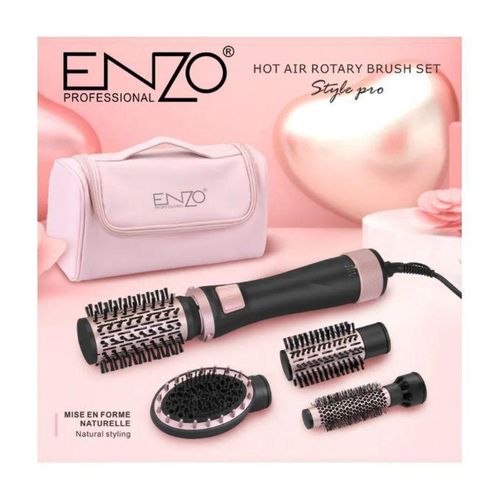 product_image_name-ENZO PROFESSIONAL-Lisseur professionnel 4 en 1 , peigne à lisser, sèche-cheveux à air chaud à ions négatifs, brosse En-756-3