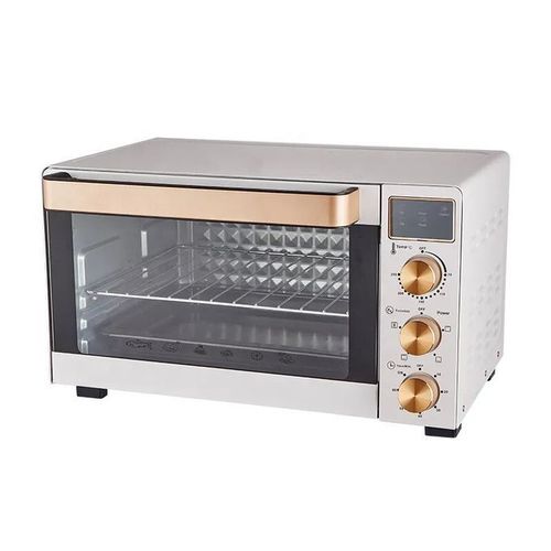 Four électrique Ventilé 1900W - 60L Tournebroche Inox - Prix en Algérie