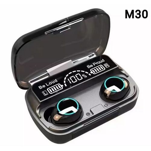 TWS Écouteur Sans fil Stéréo - M30 - Gaming Bluetooth V5.2 Earphone - Noir  - Prix en Algérie