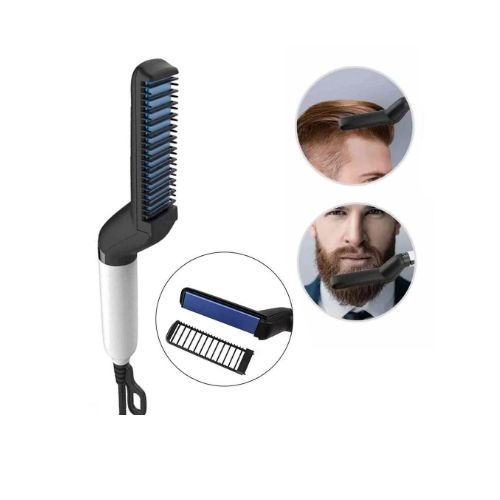 Peigne À Modeler Compact Pour Homme, Lisseur Barbe Et Cheveux