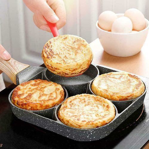 1 PC 4 tasses poêle à oeufs frits ustensiles de cuisine antiadhésifs poêle  Omelette poêle oeuf cuiseur pour petit déjeuner cuisine cuisine 