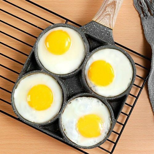 1 PC 4 tasses poêle à oeufs frits ustensiles de cuisine antiadhésifs poêle  Omelette poêle oeuf cuiseur pour petit déjeuner cuisine cuisine 