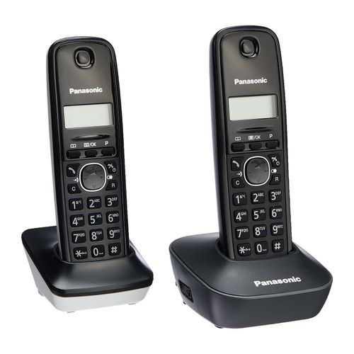 Téléphone sans fil Panasonic DECT 6.0, 4 combinés, noir