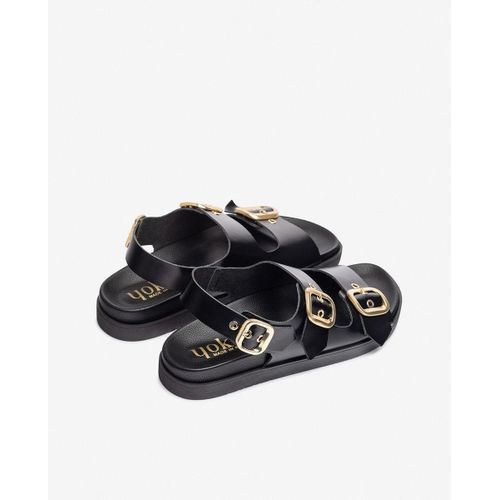 product_image_name-YOKONO-Sandale plate  Noir Femme En cuir-3