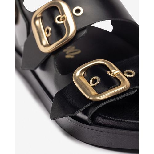 product_image_name-YOKONO-Sandale plate  Noir Femme En cuir-4