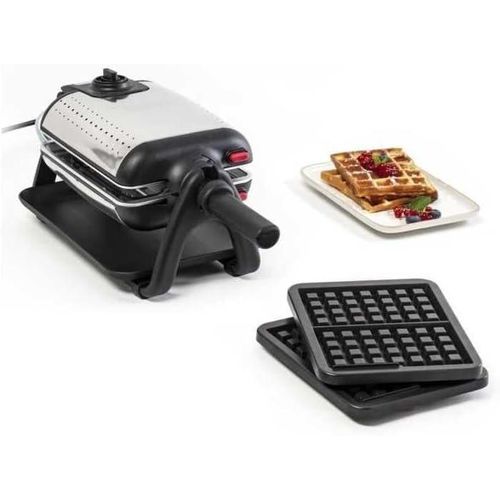 product_image_name-Tefal-Gaufrier semi professionnel, 1200 W, Thermostat réglable, Voyant lumineux, Poignée rotative et rabattable, Résultat parfait, Nettoyage facile, King Size WM756D12-1