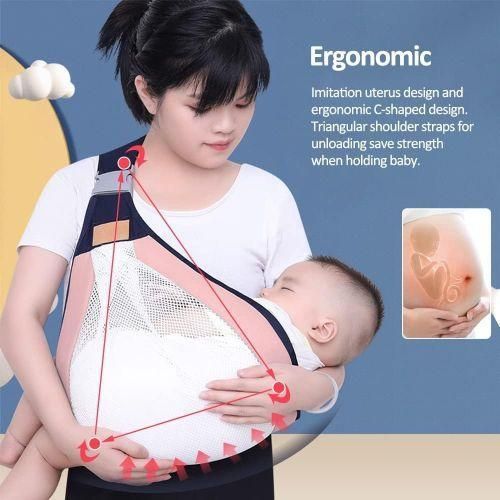 product_image_name-Générique-Porte-bébé ergonomique une épaule respirant réglable multicolor-3