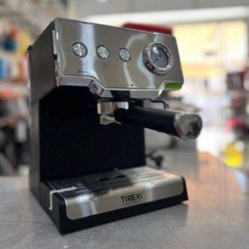 product_image_name-TIREXX-ماكينة قهوة بحامل للأقراص والمسحوق، 20 بار، 850 وات مع مقياس الضغط - CAF 1000-4