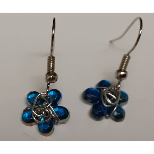 product_image_name-L.M.HandMade-Boucles d'oreilles N°43 - Fleurs - Perles avec reflets-2