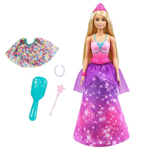 MATTEL Poupée Barbie robe rose pas cher 