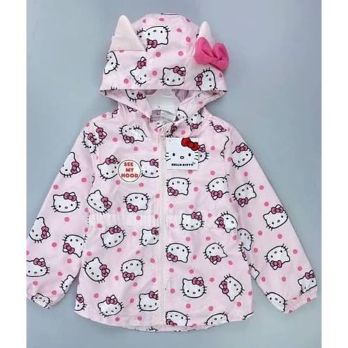 product_image_name-Générique-Veste coupe-vent fille – Motif Hello Kitty – Rose avec capuche oreilles & nœud-1