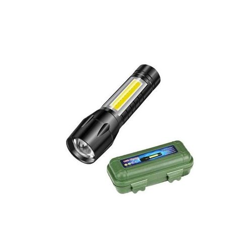 Lampe Torche De Poche Led Lanterne De Camping Étanche Rechargeable - Noir -  Prix en Algérie