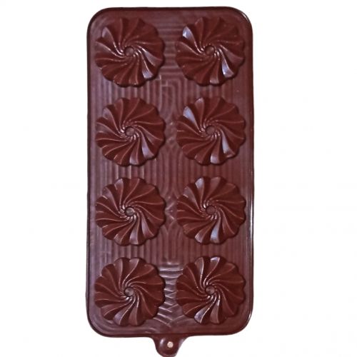 product_image_name-Générique-2 Moule Silicone Chocolat Alphabet 52 Pc et 8 Rosace- Marron-3