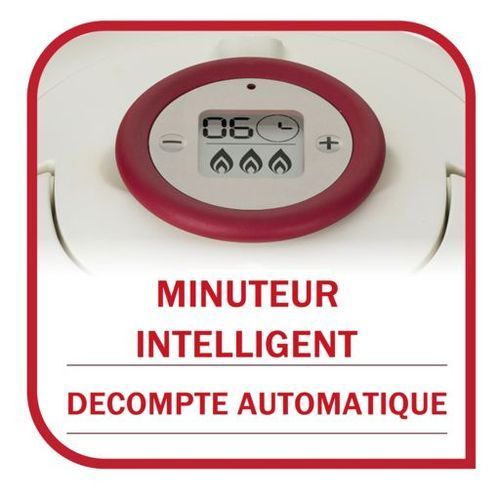 Cocotte Minute - Clipso+ Précision - P4400600 - 4.5 L - Gris/Rouge