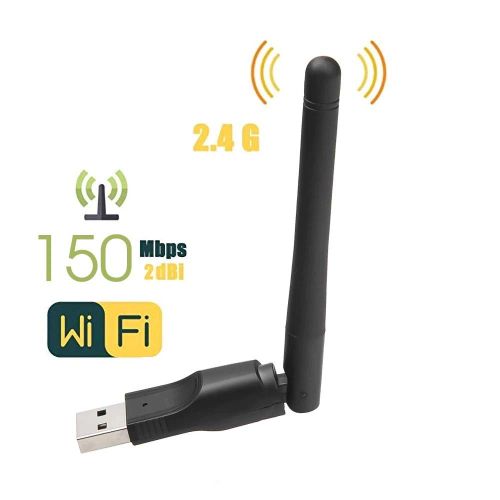 Adaptateur de carte réseau sans fil PC récepteur Wi-Fi 150 Mbit/s 2,4 GHz  USB Adaptateur WiFi - Chine Récepteur WiFi et carte réseau prix