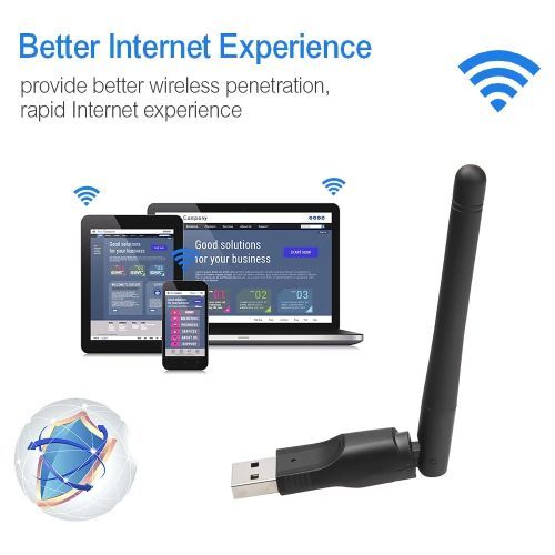 Adaptateur Wifi Usb, Carte Réseau Sans Fil V4.0, Émetteur D'antenne, Pc,  Wi-fi Lan, Récepteur Internet 802.11b/n/g - Cartes Réseau - AliExpress