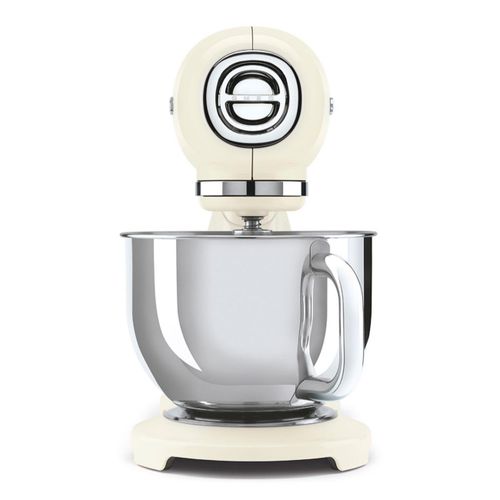 product_image_name-Smeg-روبوت عجّان 800 واط بول سعة 4.8 لتر مع 10 سرعات متعددة الوظائف مع 3 مضارب، خطاف عجين، غطاء - تصميم الخمسينيات كريم - SMF03CREU-6