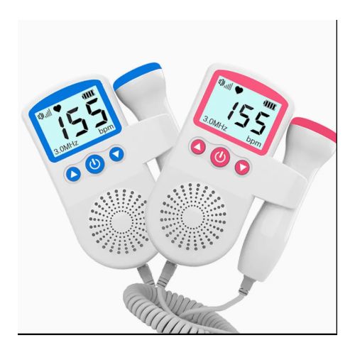 product_image_name-Générique- Détecteur de battements de cœur prénatal par ultrasons Fréquence cardiaque du bébé-2
