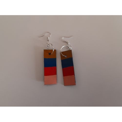 product_image_name-L.M.HandMade-Boucles d'oreilles Nature N° 49 - Design - Bois et diverses peintures-4