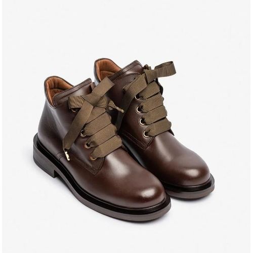 product_image_name-YOKONO-بوتين مسطح LEI-006 بني للنساء من الجلد الأصلي-1