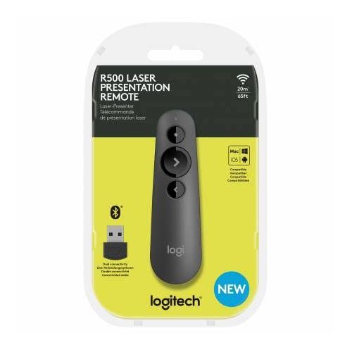 Logitech - Pointeur laser rouge - R400 - Télécommande de Présentation pour  Ordinateur Portable