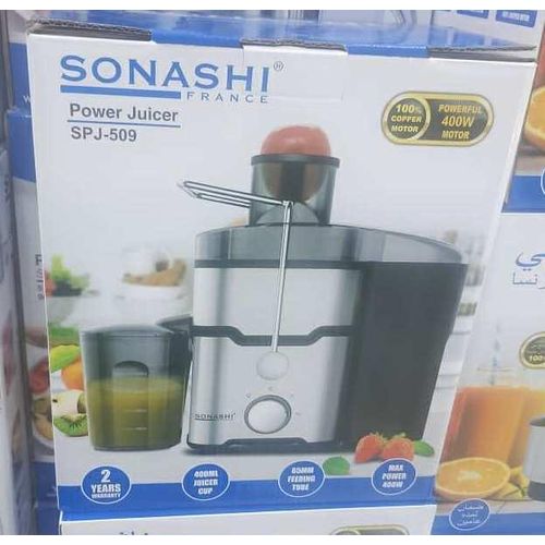 product_image_name-Sonashi-عصارة أوتوماتيكية، هيكل من الفولاذ المقاوم للصدأ 400 واط 400 مل 2 سرعات SPJ-509-1