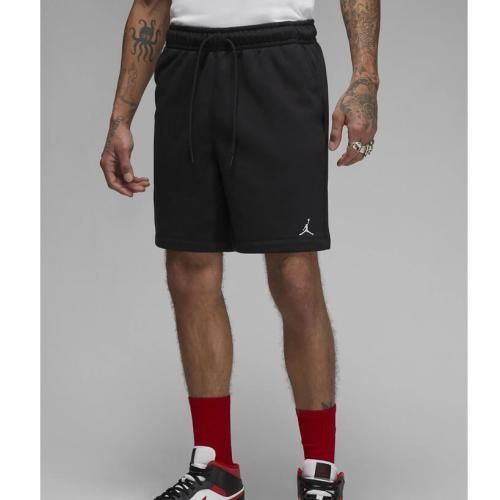 product_image_name-Nike-Jordan Essentials Men's Fleece Shorts 'Black/White'-1