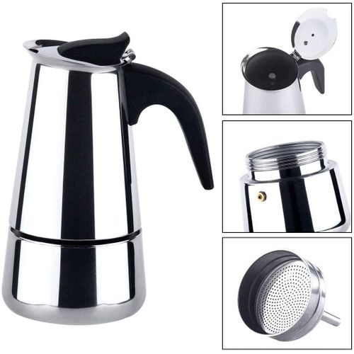 product_image_name-Générique-Cafetière Expresso En Acier Inoxydable, Machine À Café Moka 4 Tasses-1