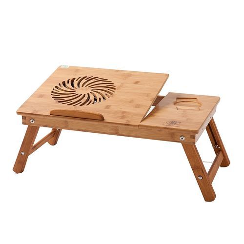 Table de PC portable pliable multifonctions avec ventilateur de