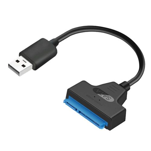 L'adaptateur SATA III Câble USB 3.0 Disque dur externe USB to Serial ATA Disque  dur du convertisseur 22la broche 6 Gbps pour disque dur/SSD 2,5' - Chine USB  vers SATA et SATA