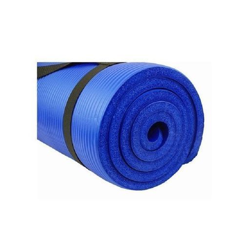 Tapis de Yoga épais 1 CM 183 x 61 cm -bleu - Prix en Algérie