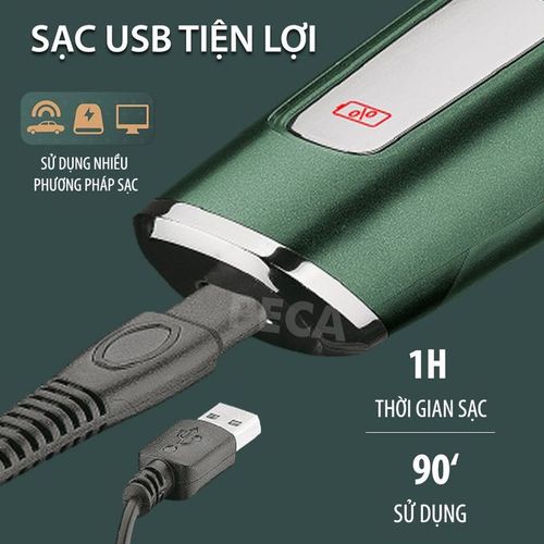 product_image_name-Kemei-Tondeuse,rasoir à cheveux pour hommes, réglable, rechargeable USB, LCD, sans fil, 600mAH - KM-2805-4