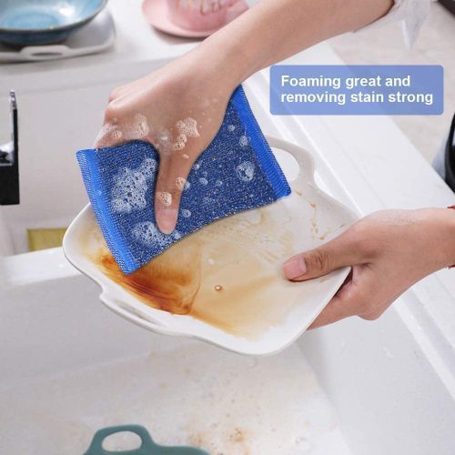 product_image_name-Générique-Eponge À Récurer Pur Active À Vaisselle - Pack De 6 En 1-4