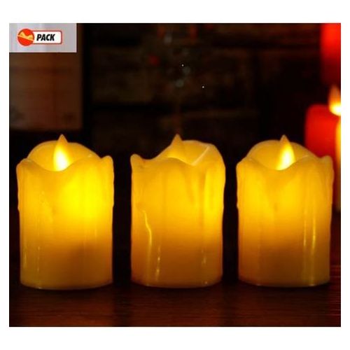 Pack De 3 Bougies Led - Sans Flamme - à Piles Dancing Flame - Prix en  Algérie