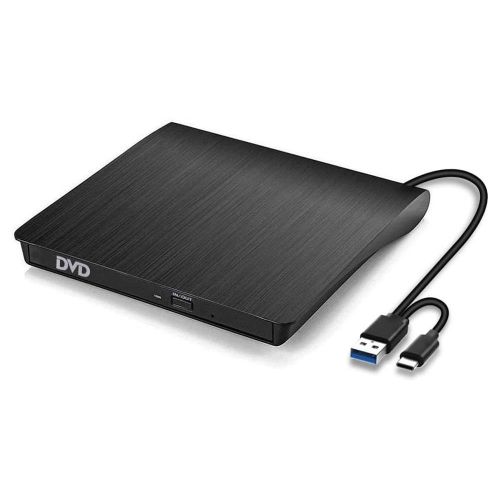 Lecteur Graveur DVD CD Externe USB 3.0 et Type-c pour Windows Linux Mac OS  - Prix en Algérie