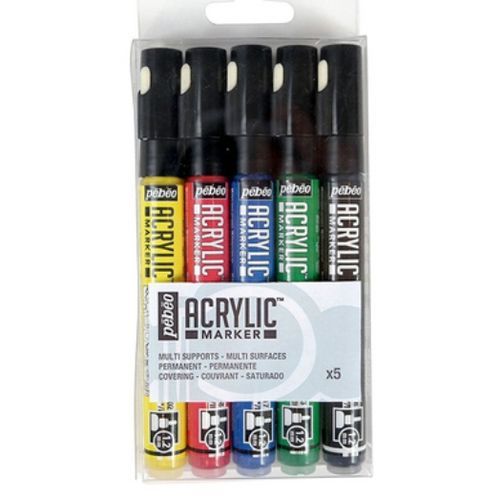 Marqueur Acrylic Set 5 Couleurs 1.2Mm - Prix en Algérie