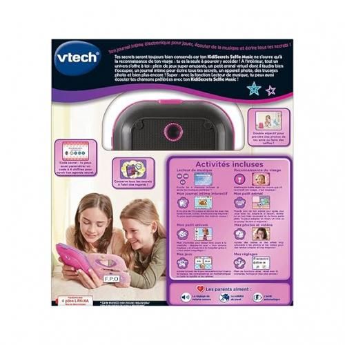 VTECH - Kidisecrets Selfie Music Rose - Agenda Electronique