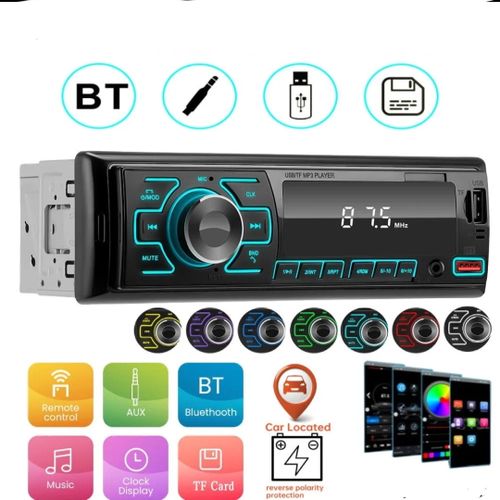 Poste Radio Car Stereo - Usb Mp3 Tf Bluetooth - Prix en Algérie